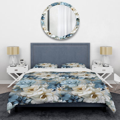 Ensemble de housse de couette Ethereal Rococo Flourish Victorian