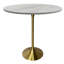 Table de salle à manger Heatherton à hauteur de bar ronde de 36 po avec plateau en pierre frittée et piédestal en acier inoxydable doré pour 2 à 4 personnes-1490375866-1499869655