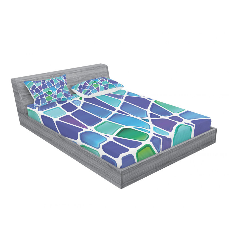 Microfiber Sheet Set, Full/Double Sheet Set with Fitted Sheet