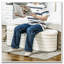 Banc de rangement rembourré Teddy