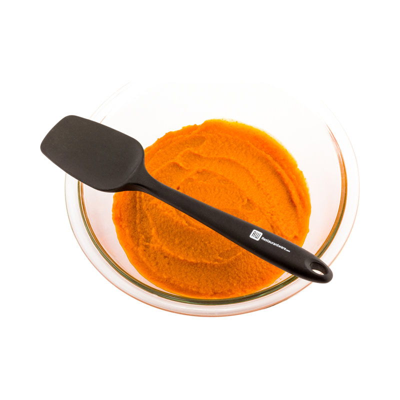 Spatule en silicone pour restaurant, Noir