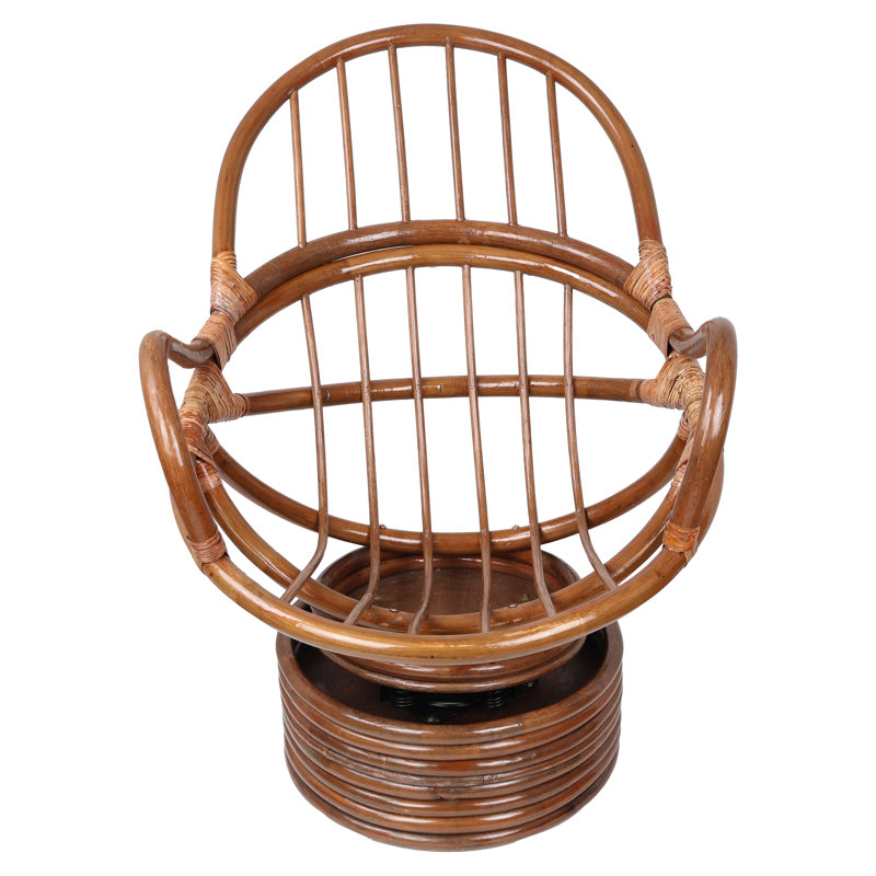 Arwaa Upholstered Swivel Armchair