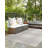 Indoor/Outdoor Outdoor Garden Plaid Area Rug Gray Color-1378301793