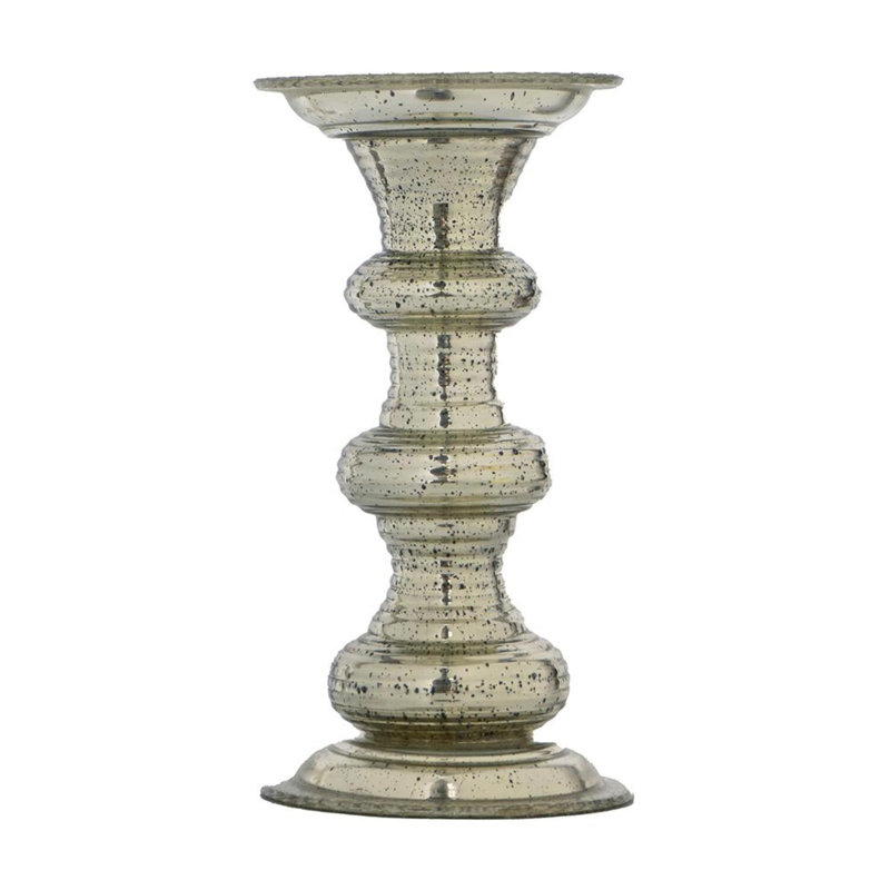 Grand chandelier pilier en verre, H 11,8 po x l 6,1 po x P 6,1 po