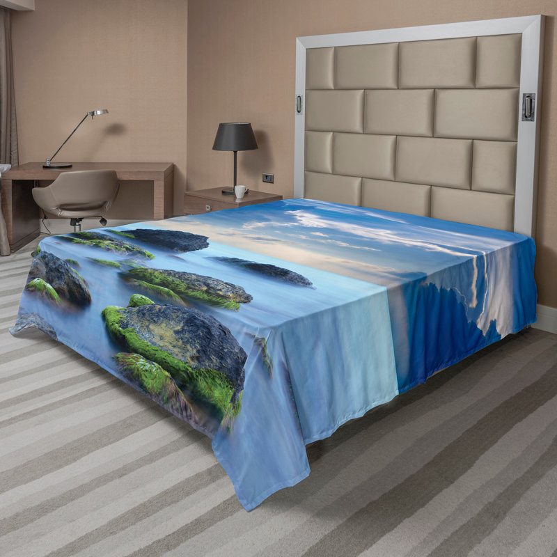Drap plat Ambesonne Peace, Très grand californien