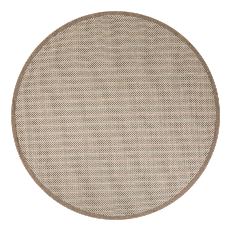 Gourlie Indoor/Outdoor Area Rug, Round 7'10"