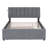 Teddy Fleece Full Size Upholstered Platform Bed With Twin Size Trundle-881878966