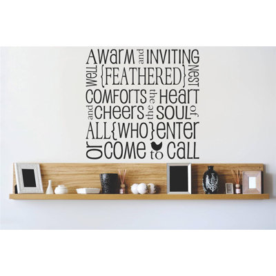 Text & Numbers Wall Decal