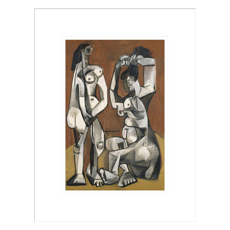 (Femmes à la toilette) par Pablo Picasso, impression giclée sur cadre, H 16,75 po x l 12,98 po