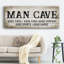 «Man Cave Good Times On Canvas», art textuel-94740065