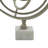 Rodrigues Aluminum Metal Armillary Educational Silver Globe with Marble Base