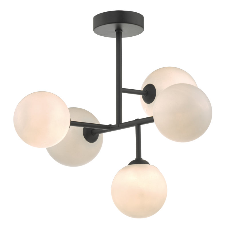 Brenda Glass Semi Flush Mount