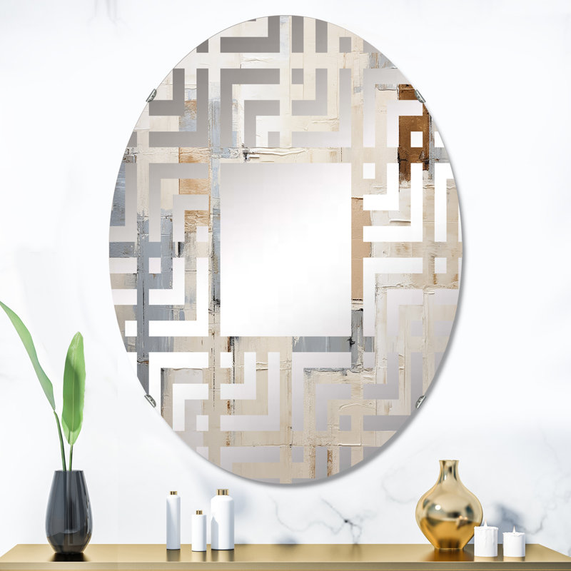 Oval Mirror, 35.4" x 23.6"