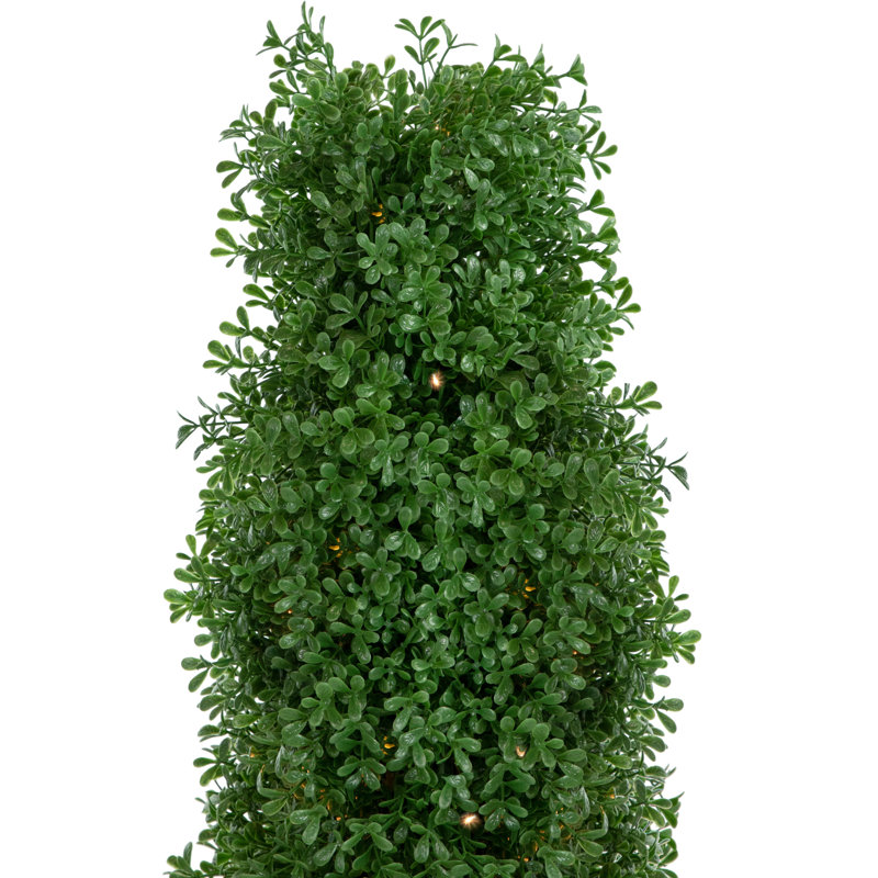 Arbre topiaire en cône artificiel 4 pi avec lumières claires