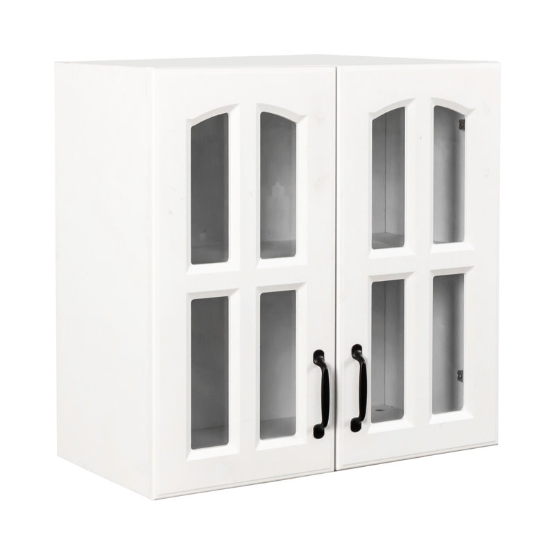 Armoire murale, présentoir à porte vitrée