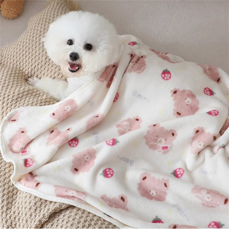 Petite courtepointe pour animal de compagnie, L 19,68 po x L 27,55 po
