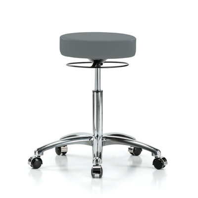 PERCH Stella Height Adjustable Stool | Medium Bench Height 21-28.5"