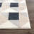 Gradislava NUE100A Square Grid Pattern Cream Black Area Rug-69295670