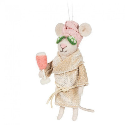 Ornement en forme de souris Spa