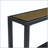 Glass Entryway Table with 2-Tier Metal Structure-371146244