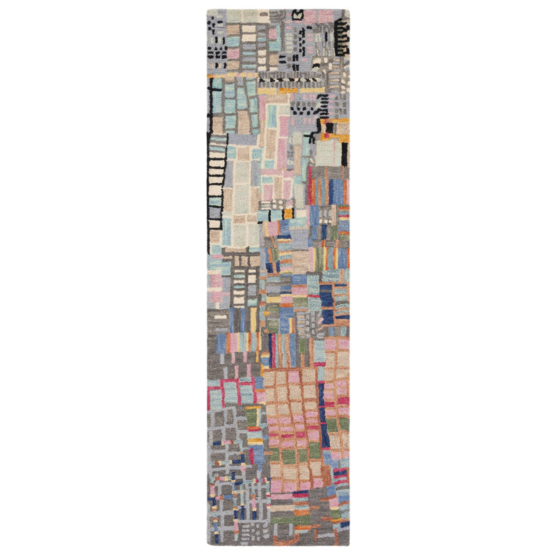 Sirak Hand Tufted Wool Rug, Runner 2'3" x 8'