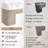 Woven Stair Basket, Stair Baskets For Wooden Stairs, Carpeted Stairs Storage Basket