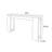 Wabi-sabi-style simple console table-413764601