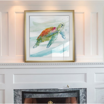« turtle tropiques i », peinture