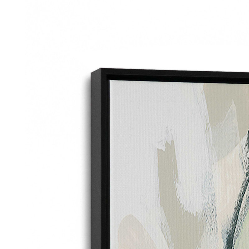 «Sage Fragments III», H 12,75 po x l 12,75 po, Noir satiné