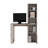 Oiwa Computer Desk with Bookcase and Cabinet