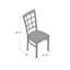 Chaise de restaurant en métal Prompton Modern-1017931645