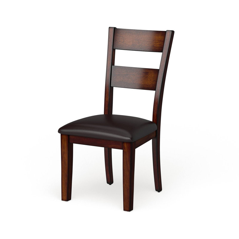 Chaise d'appoint transitionnelle l 19,4 po (2 / RTC), cerisier foncé
