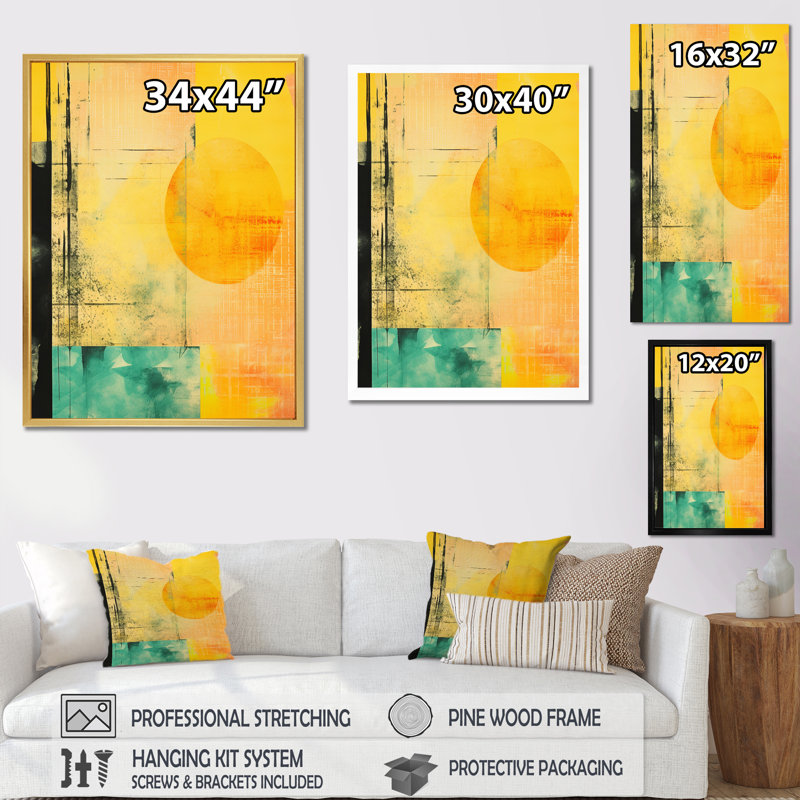 Full Moon Rustic Memories I - Print on Canvas, Silver Single Picture Framed, 20" H x 12" W x 1" D