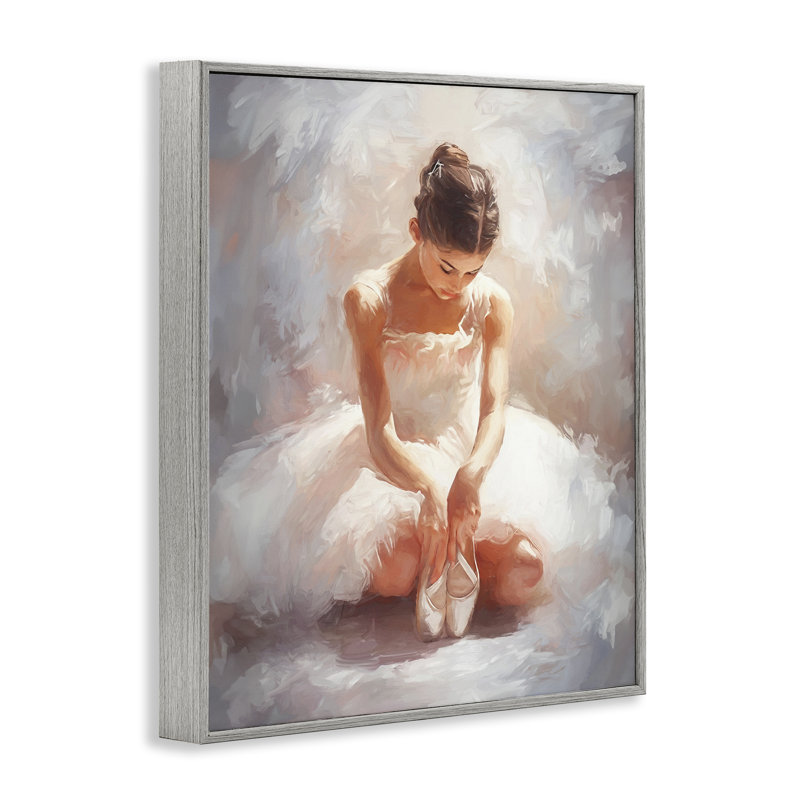 «Serene Ballerina Portrait», estampe numérique par Ramona Murdock, Estampe numérique Farmhouse, H 14 po x l 11 po