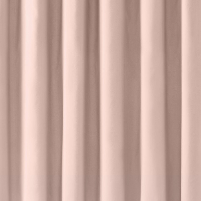 Semi Sheer Curtain Pair, 50" W x 84" L, Pink