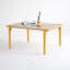 Table basse moderne avec 4 pieds en acier, finition jaune et bois, 35,4 x 17,7 x 23,6 pouces | Panneau de particules enduit 100% mélamine, assemblage facile à plat | Élégant et fonctionnel pour la décoration de salon-1697298098-1697298101-1806088436