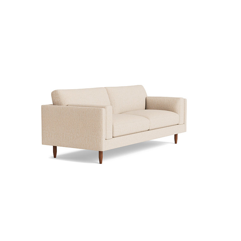 Skinny Fat Sofa ("85"), Performance Weave - Tan