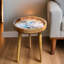 Handmade Elite Solid Wood Tray Top End Table