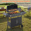 Barbecue au propane à 6 brûleurs avec brûleur latéral et barbecue à sortie latérale de 59 000 BTU