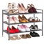 3-Tier (12 Pair) Stackable Resin Shoe Storage Rack
