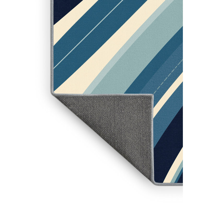 Tapis moelleux doux et moelleux Défino Bold & Eclectic Modern, 5x7