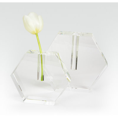 Reva Crystal Table Vase