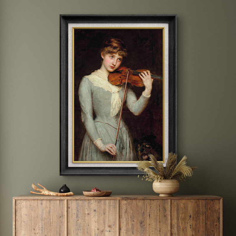 " A Cavatina (Violinist) ", Black