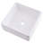 SOUEEUM 15'' White Ceramic Square Bathroom Sink