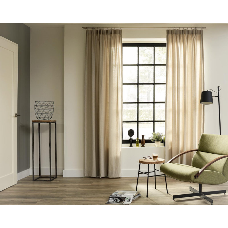 Tringle à rideaux simple 95 po Lillyana, H 1,10 po x l 63,00 po x P 2,00 po