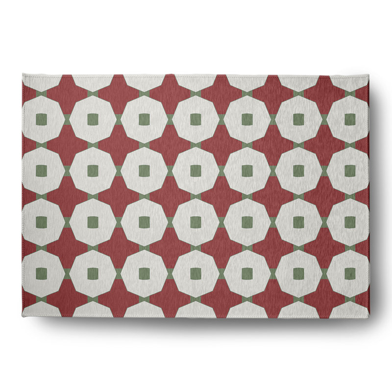 Cynan Chenille Geometric Indoor Rug, Rectangle 5' x 7'