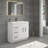 35.44'' Single Bathroom Vanity with Acrylic Top-67996304