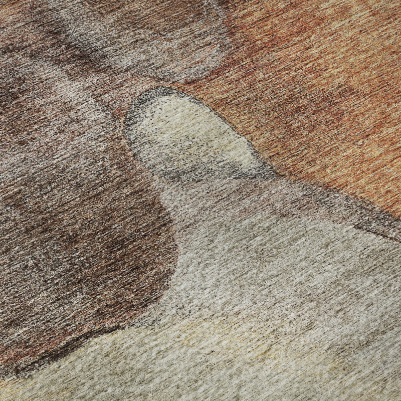Premium Machine Washable Lyndhurst AMF1177 Modern Rug, Rectangle 2 pi 6 po x 3 pi 10 po