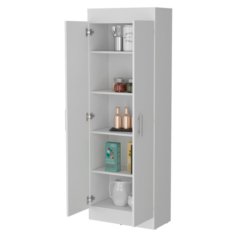 Garde-manger blanc à 5 tablettes