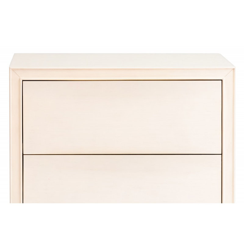Paris Bedside Table, Antique White